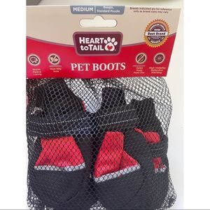 ⛔️ CLEARANCE ⛔️ Red and Black Pet Boots